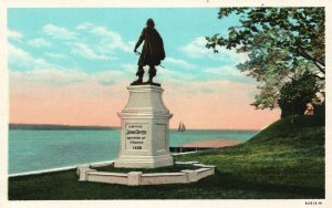 Vintage Postcard 1920's Captain John Smith Governor Jamestown Island Virginia VA