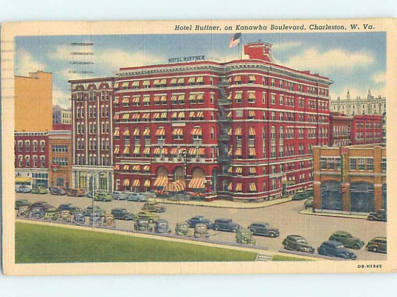 Linen HOTEL SCENE Charleston West Virginia WV H1044