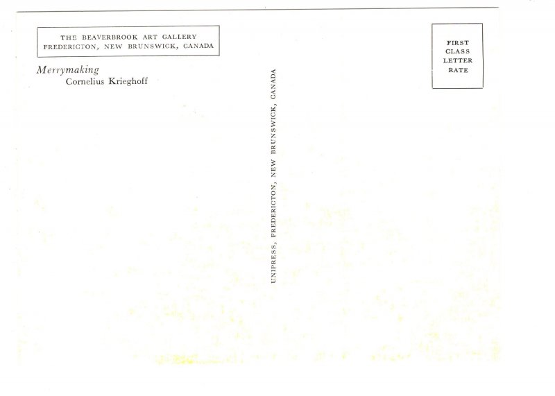 Merrymaking Kriegoff Painting Beaverbrook Art Gallery Frederiction New Brunswick