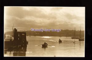 h1851 - Isle of Wight - Early Morning Sun at Cowes Harbour - Postcard - Judges'