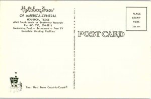 Postcard HOTEL SCENE Houston Texas TX AJ0576