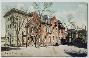 Scranton PA State Hospital 1910 Pennsylvania Postcard G30