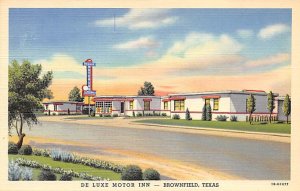 De Luxe Motor Inn - Brownfield, Texas TX  