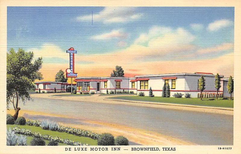 De Luxe Motor Inn - Brownfield, Texas TX  