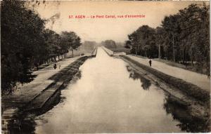 CPA AGEN - Le Pont Canal - Vue d'ensemble (638636)