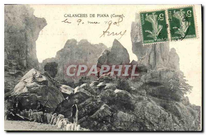 Postcard Old Creeks of Piana Corsica (animated)