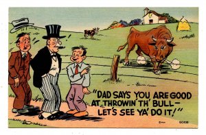 Humor - Good at throwin' the bull