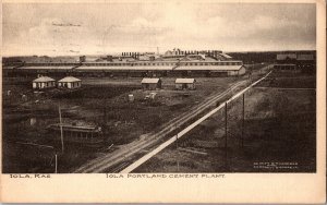 Iola Portland Cement Plant, Iola KS c1906 Undivided Back Vintage Postcard M72