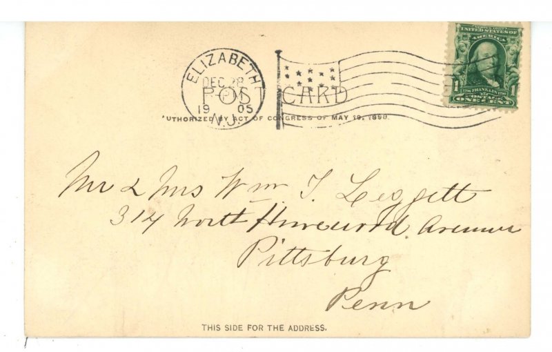 NJ - Elizabeth. Pingry School ca 1905