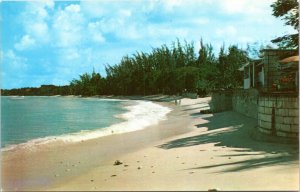 Postcard 1950s Barbados - Miramar Club Beach, St. James