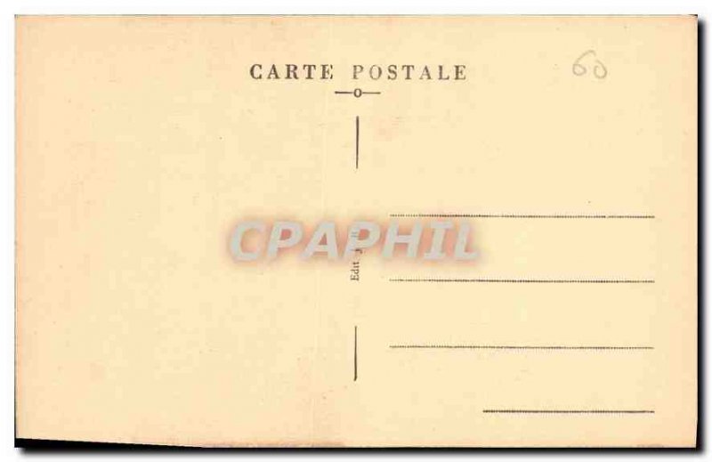 Old Postcard Senlis Oise St Peter's Church