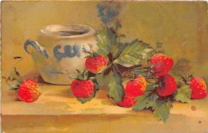 BG33612 strawberry  fruits  catharina klein  nice artist signed