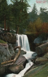 Manitou Colorado, 1909 Minnehaha Falls, Rock Formation & Forest Vintage Postcard