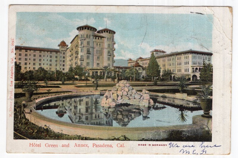 Pasadena, Cal., Hotel Green and Annex