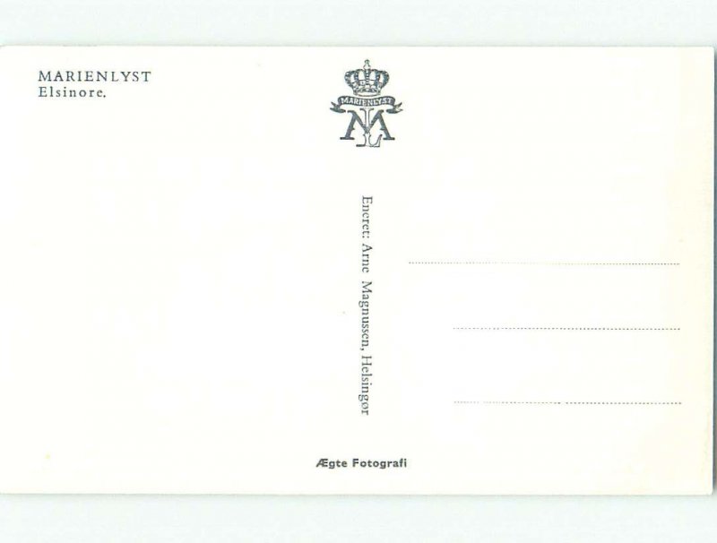 old rppc MARIENLYST Helsingor - Elsinore Denmark i2203