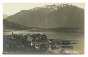 Norway - Balholmen. Village View ca 1908  RPPC