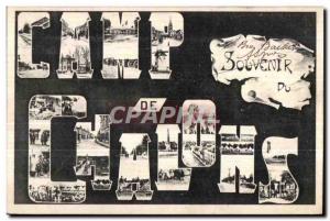 Old Postcard Camp De Chalons Army