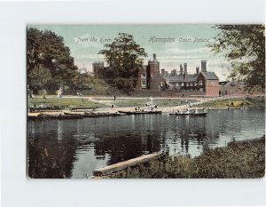 Postcard Hampton Court Palace from the River England