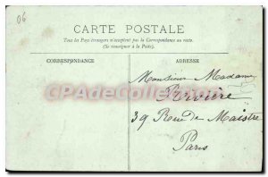 Old Postcard Menton Vue Prize Du Boulevard