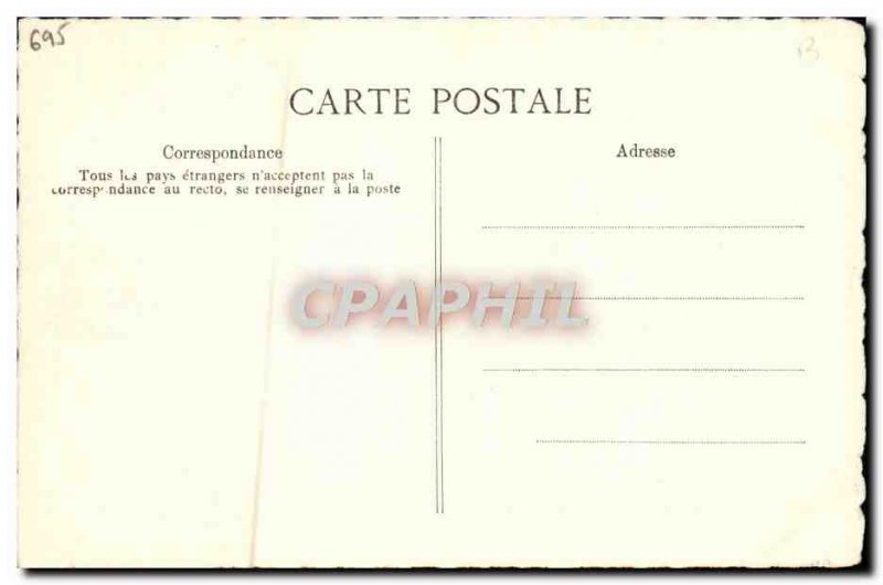 Old Postcard Letter Carnot