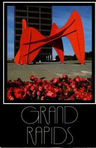 Michigan Grand Rapids Downtown La Grande Vitesse Sculpture By Alexander Calder