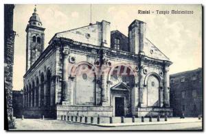 Old Postcard Rimini Tempio Malatestiano