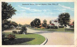 21st and Madison Street Tulsa Oklahoma postcard