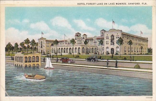 Florida Sanford Hotel Forest Lake On Lake Monroe Curteich