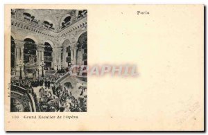 Paris Old Postcard Grand Staircase of & # 39opera