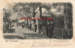 Germany, Bad Kissingen, Die Lindesmuhlpromenade, 1907 PM