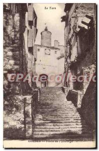 Postcard Old String Door I'Horloge