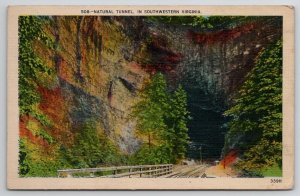 Southwest Virginia Natural Tunnel 1946 To Mason Ohio Postcard C22