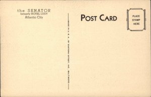 Atlantic City New Jersey NJ Senator Hotel Culinary Art Exhibit Vintage Postcard