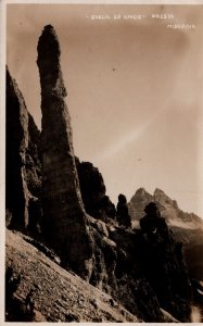 Italy Puglia De Amicis Pressao Misurina Vintage RPPC 09.90