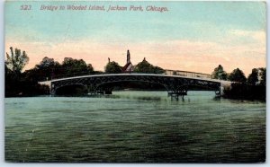 M-40621 Bridge to Wooded Island Jackson Park Chicago Illinois