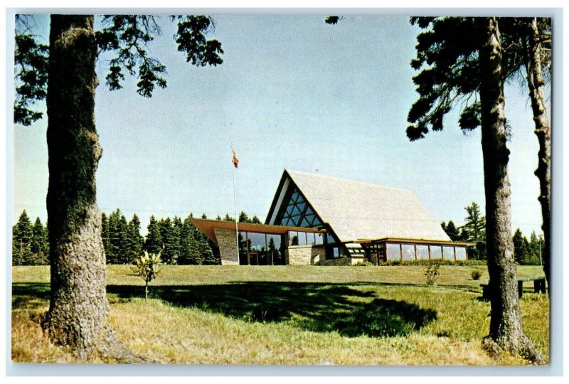 c1950's Alexander Graham Bell Museum Baddeck Cape Breton Canada Vintage Postcard