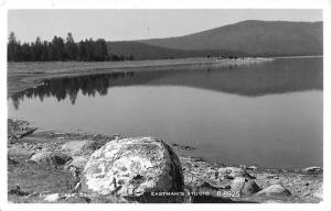 Eagle Lake California Waterfront Real Photo Antique Postcard K62457