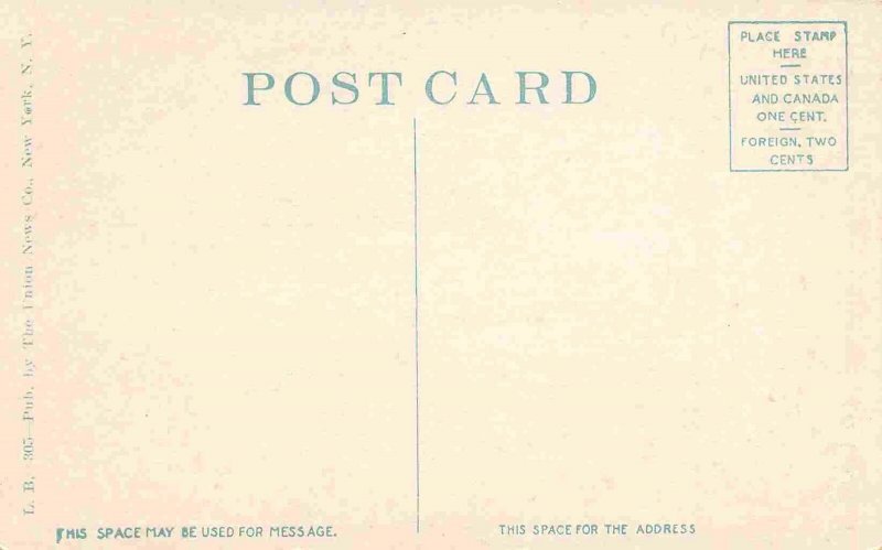 Beach Scene Long Branch New Jersey 1920c postcard