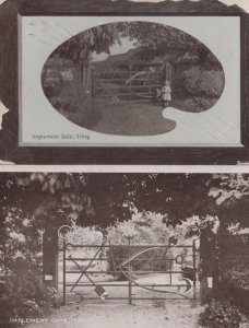 Implement Gate Tring Hertfordshire 2x Antique Postcard