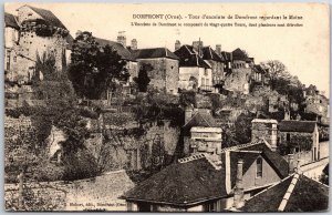 Domfront (Orne) - Tour D'Enceinte De Domfront Regardant Le Maine France Postcard