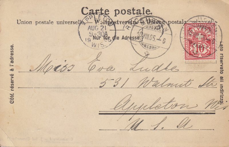 SWITZELAND HOTEL GIMMELWALD  1905