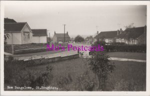 Northamptonshire Postcard - Great Houghton, New Bungalows - Real Photo RS39162