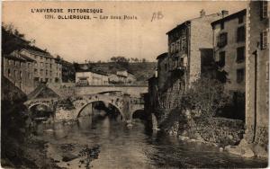 CPA L'Auvergne Pittoresque OLLIERGUES Les Deux Ponts (408543)