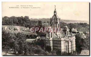 Old Postcard surroundings Ronen Bonsecours The Monument Jeanne d & # 39Ars