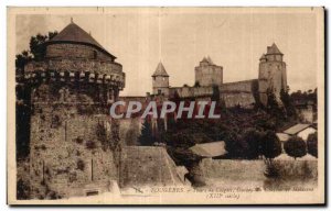 Old Postcard Fougeres Tours Coigny