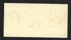 VICTORIAN TRADE CARDS (5) Name Card & Flowers