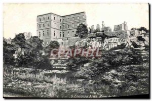 Old Postcard vicinity D & # 39Arles Ruins of & # 39abbaye Montmajour