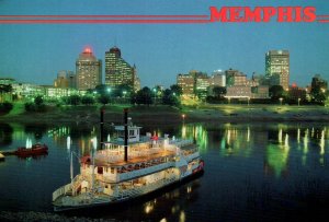 CONTINENTAL SIZE POSTCARD MEMPHIS TENNESSEE