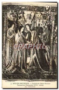 Old Postcard Aix en Provence Cathedrale Saint Sauvenur Flemish tapestries XVI...