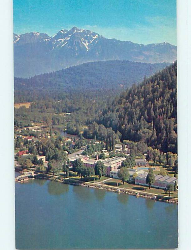 Unused Pre-1980 TOWN VIEW SCENE Harrison Hot Springs British Columbia BC p9054